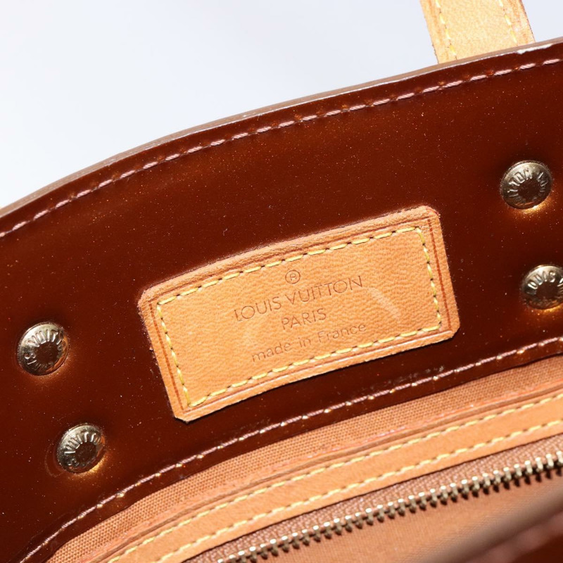【日本直送】路易威登 Monogram Vernis Reade PM 手提包 青銅色 M91146 LV Auth 141113-16