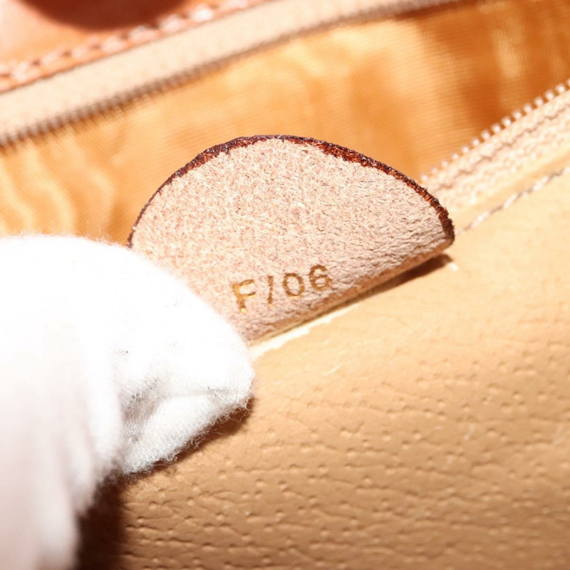 【日本直送】CELINE Macadam帆布手提包 PVC 兩用 米色 金色 正品 141009-11