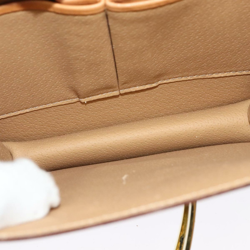 【日本直送】CELINE Macadam帆布手提包 PVC 兩用 米色 金色 正品 141009-22