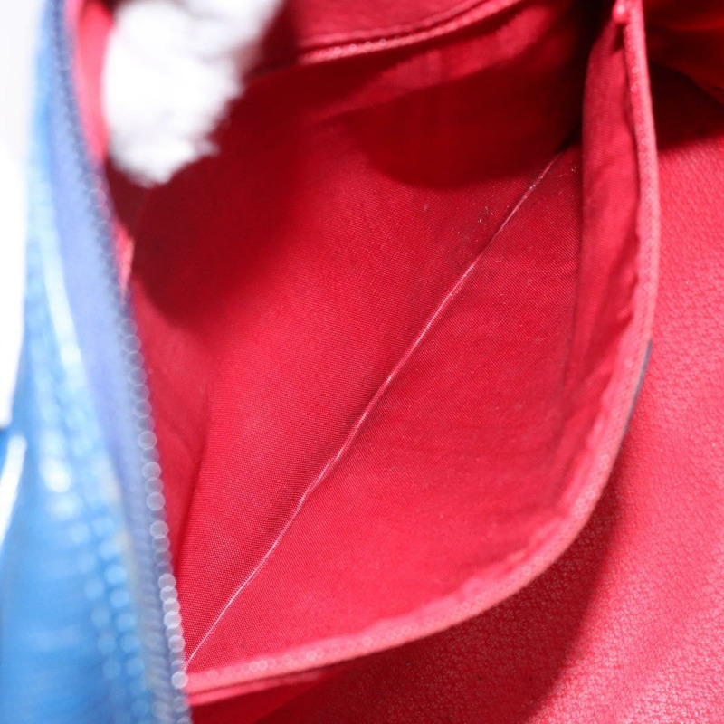 【日本直送】CELINE 手提包 皮革 藍色 金色 正品 141098-19