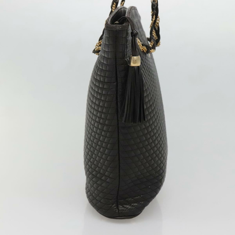 【日本直送】BALLY 鏈條單肩包 皮革 黑色 金色 正品 141067-2