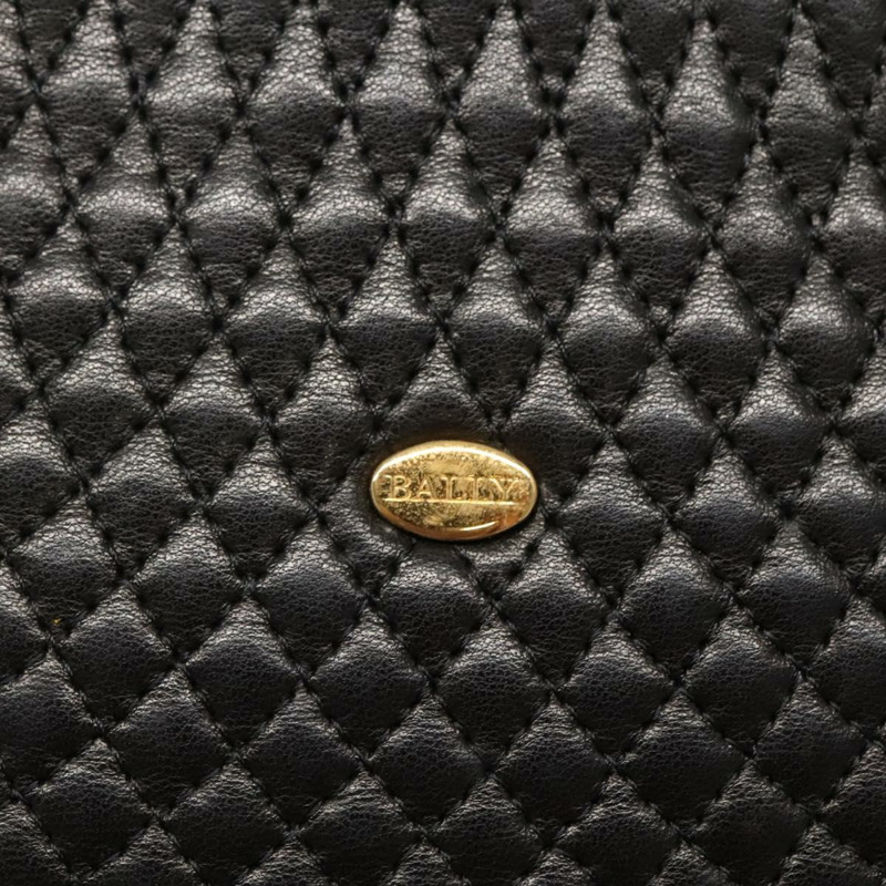 【日本直送】BALLY 鏈條單肩包 皮革 黑色 金色 正品 141067-16