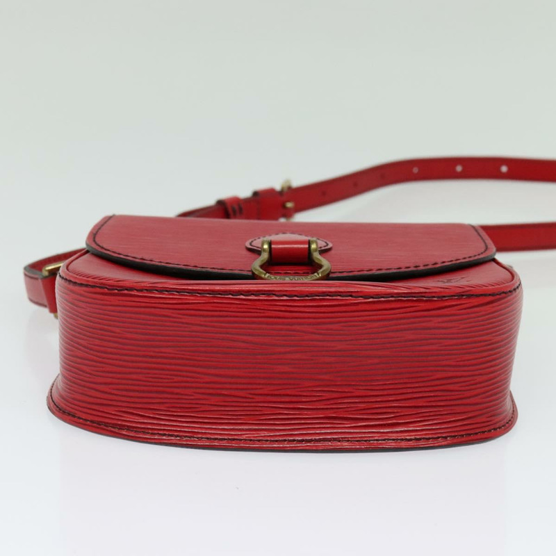 【日本直送】路易威登 Epi Saint Cloud PM 單肩背包 紅色 M52217 LV 正品 140991-4