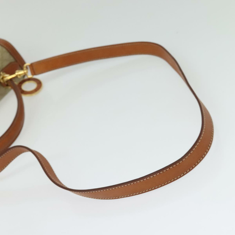 【日本直送】CELINE Macadam帆布手提包 PVC 兩用 米色 金色 正品 140987-7