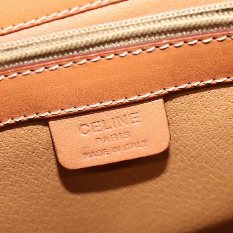 【日本直送】CELINE Macadam帆布手提包 PVC 兩用 米色 金色 正品 140987-20