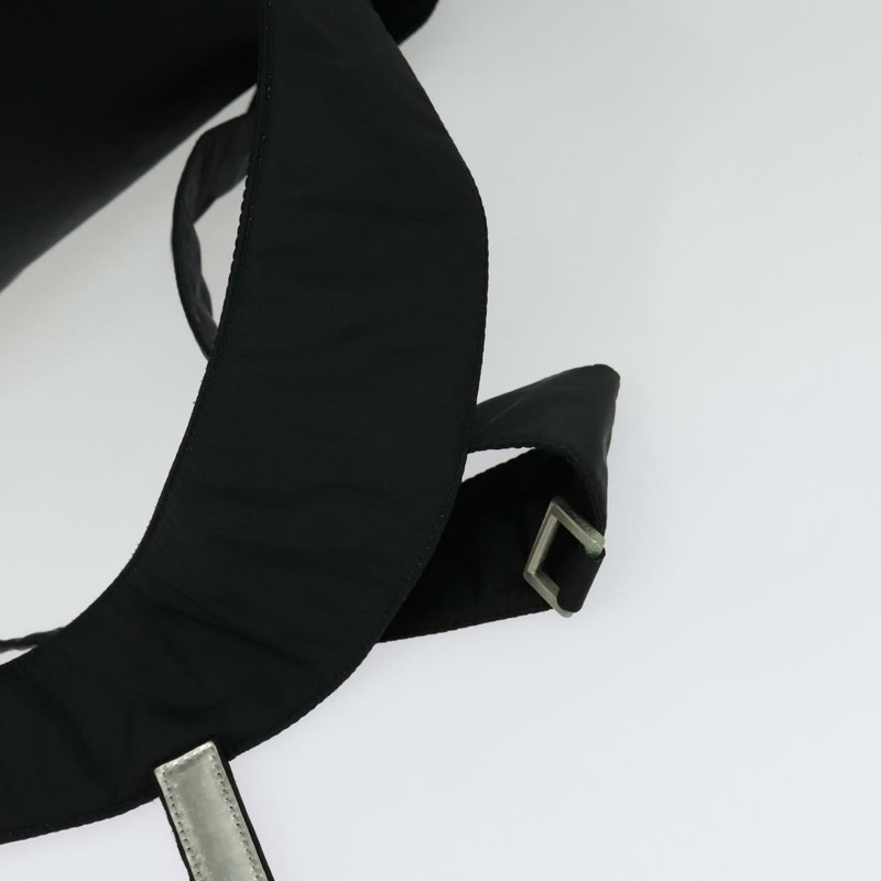 【日本直送】PRADA 運動背包 尼龍 黑色 銀色 正品 141902-6