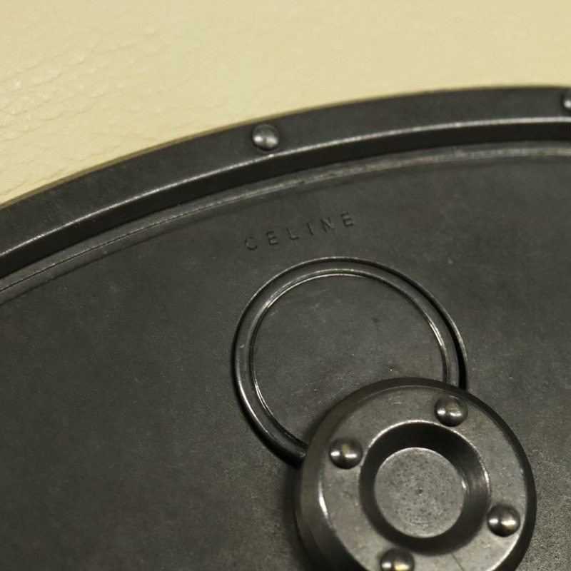 【日本直送】CELINE 鉚釘單背包 皮革 米色 正品 141874-8