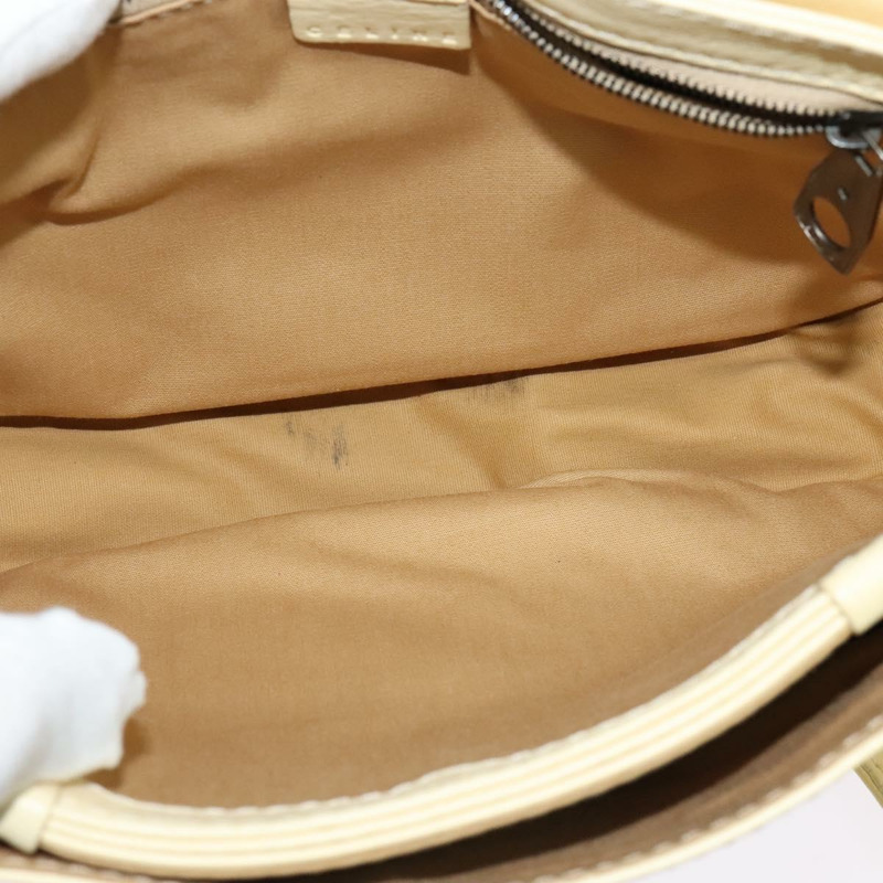 【日本直送】CELINE 鉚釘單背包 皮革 米色 正品 141874-10