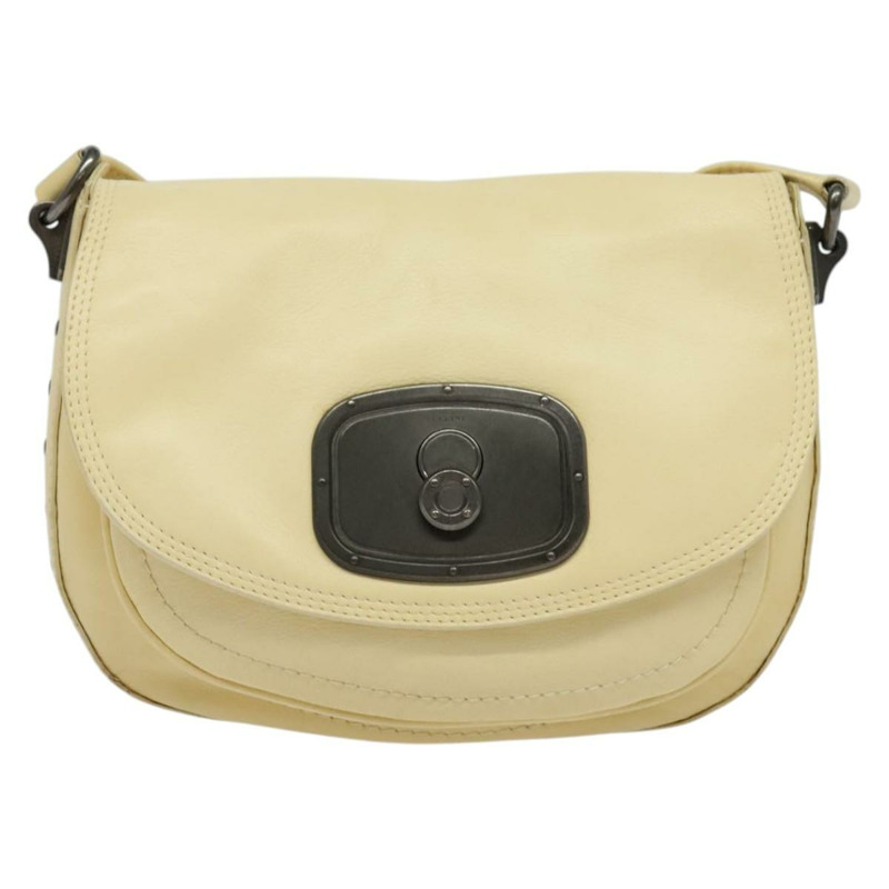 【日本直送】CELINE 鉚釘單背包 皮革 米色 正品 141874-12