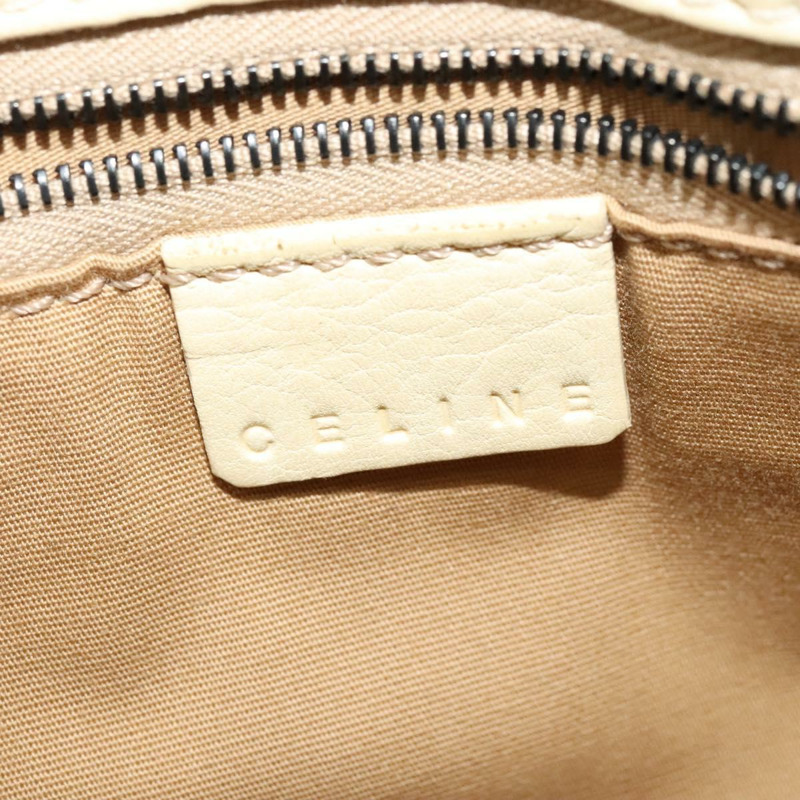 【日本直送】CELINE 鉚釘單背包 皮革 米色 正品 141874-17