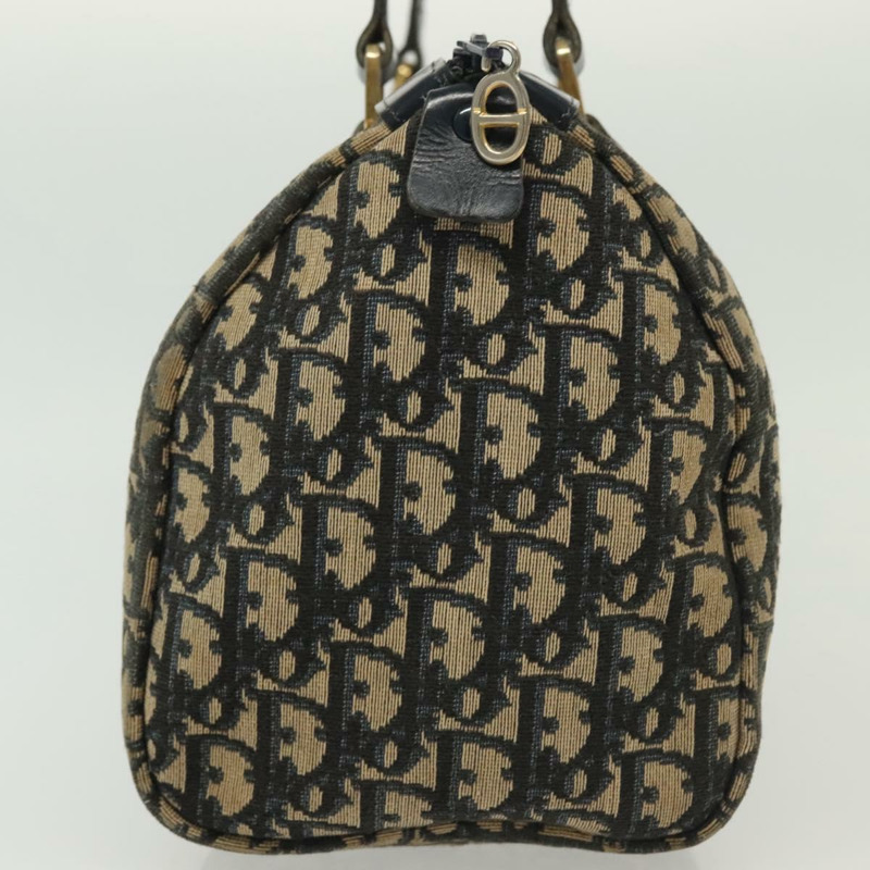 【日本直送】Christian Dior Trotter帆布波士頓包 海軍藍 金色 正品 140966-3