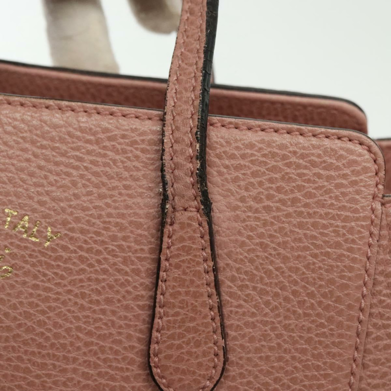 【日本直送】GUCCI 手提包 皮革 兩用 粉金 368827 正品 140949-7