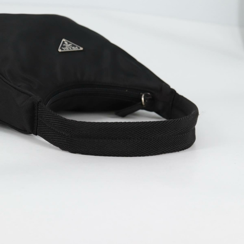 【日本直送】PRADA 尼龍手提包 黑色 銀色 正品 140951V-6