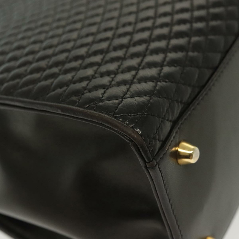 【日本直送】BALLY 手提包 皮革 兩用 黑色 金色 正品 140911-16