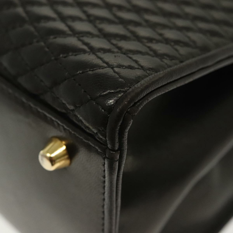 【日本直送】BALLY 手提包 皮革 兩用 黑色 金色 正品 140911-17