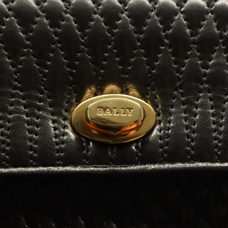 【日本直送】BALLY 手提包 皮革 兩用 黑色 金色 正品 140911-18