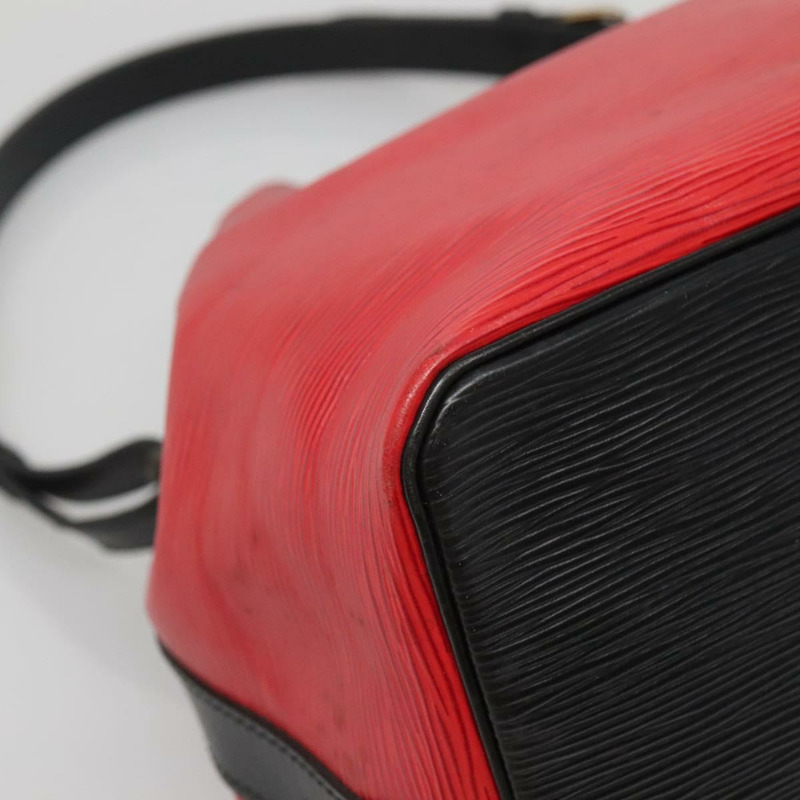 【日本直送】路易威登 Epi Petit Noe 雙色肩背包 黑紅 M44017 LV 正品 142148-15