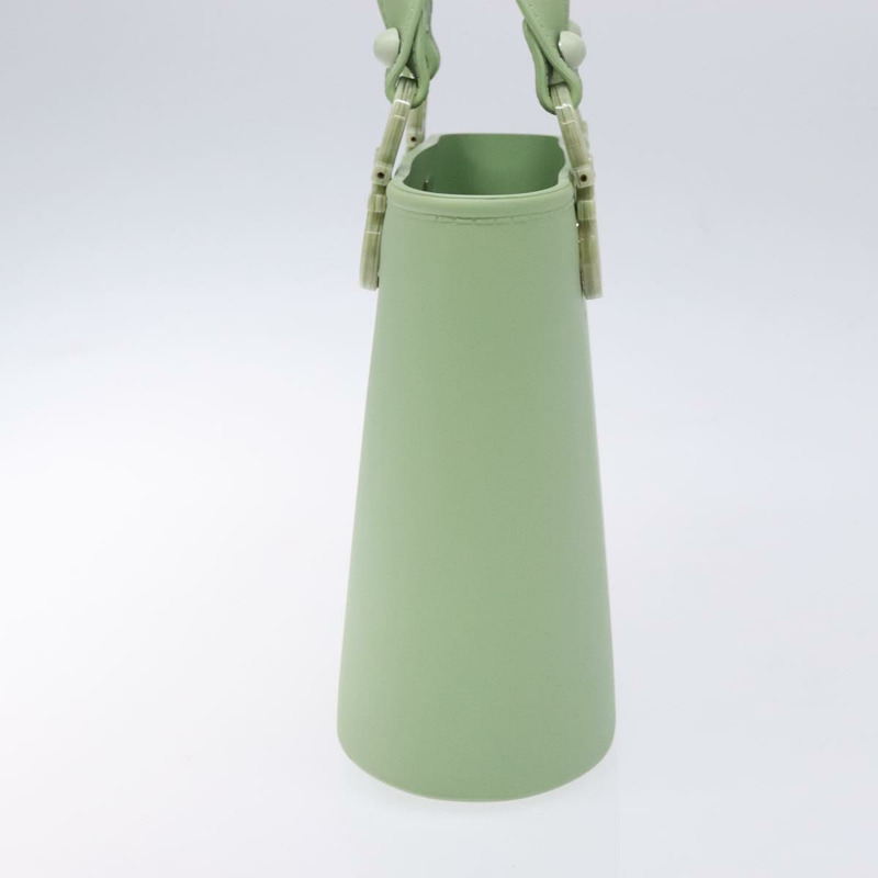 【日本直送】Salvatore Ferragamo Gancini 手提包 橡膠 綠色 正品 142183-2