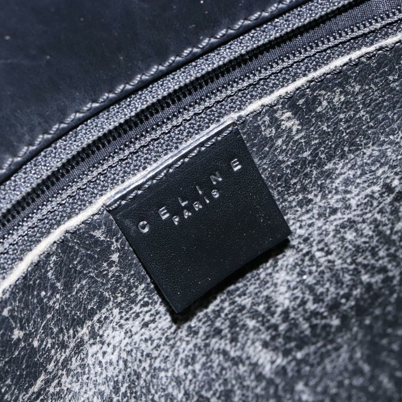 【日本直送】CELINE Macadam帆布手提包 PVC皮革 黑色 金色 正品 142120-19