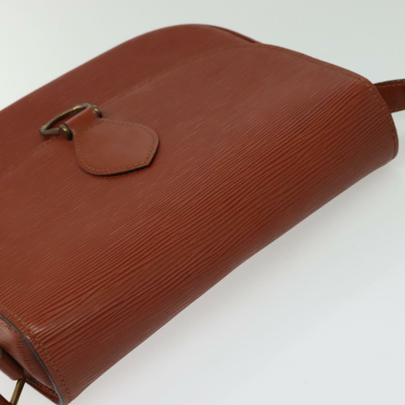 【日本直送】路易威登 Epi Saint Cloud GM 肩背包 棕色 M52193 LV Auth 142130-5