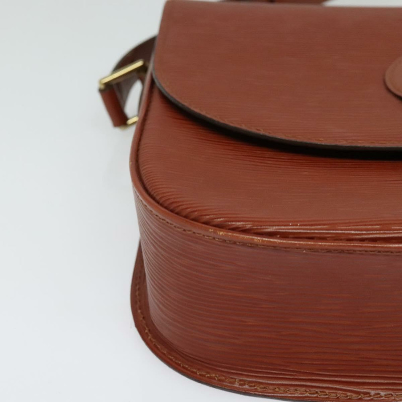 【日本直送】路易威登 Epi Saint Cloud GM 肩背包 棕色 M52193 LV Auth 142130-13