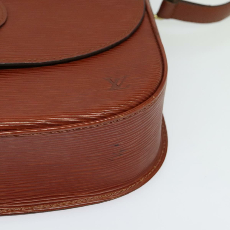 【日本直送】路易威登 Epi Saint Cloud GM 肩背包 棕色 M52193 LV Auth 142130-14