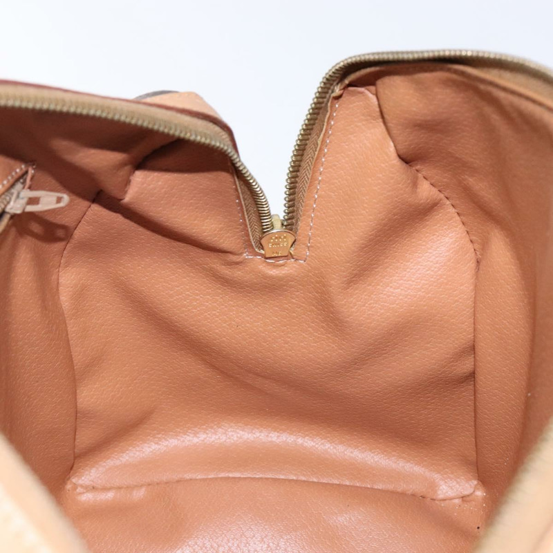 【日本直送】CELINE Macadam帆布手提包 PVC皮革 棕色 金色 正品 yk19393-18