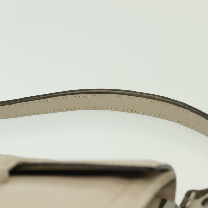 【日本直送】SAINT LAURENT 皮革單肩包 白色 銀色 正品 yk19372-13