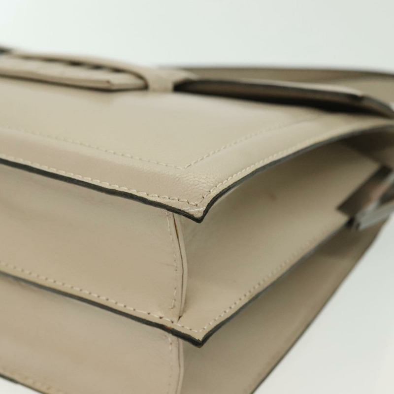 【日本直送】SAINT LAURENT 皮革單肩包 白色 銀色 正品 yk19372-14