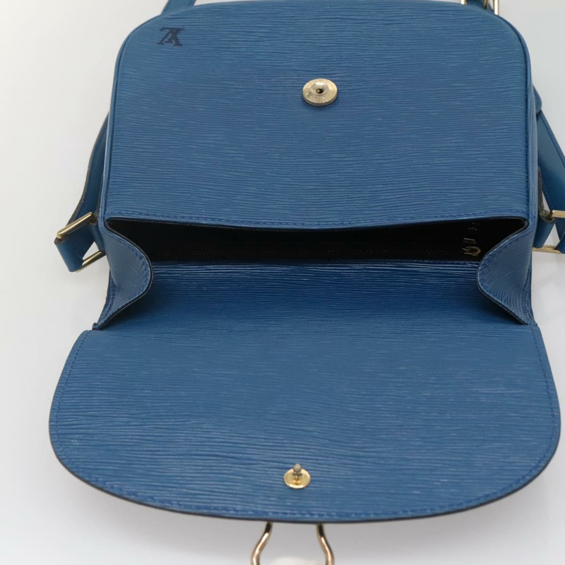【日本直送】路易威登 Epi Saint Cloud GM 肩背包 托萊多藍 M52195 LV Auth yk19414-18