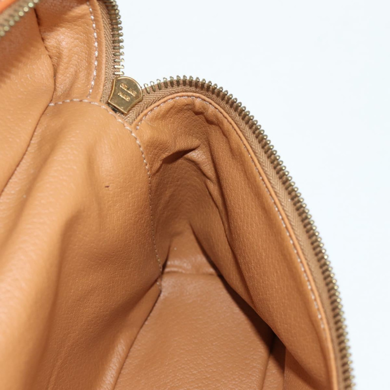 【日本直送】CELINE Macadam帆布化妝包 PVC皮革 棕色 金色 正品 yk18672V-22