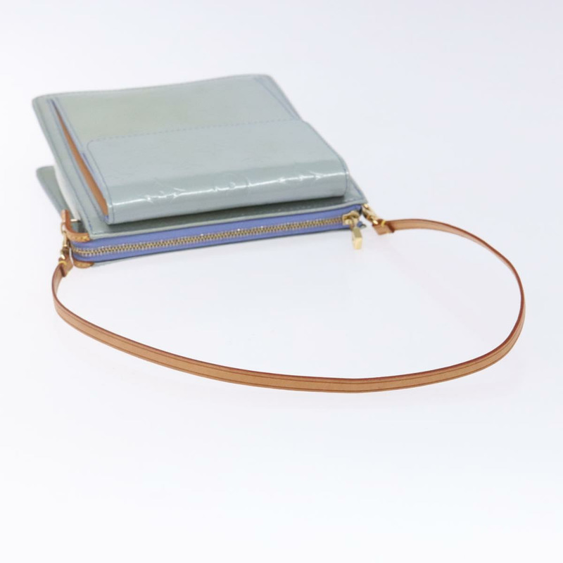 【日本直送】路易威登 Monogram Vernis 座右銘手拿包 Lavande M91224 LV 正品 yk19411-6