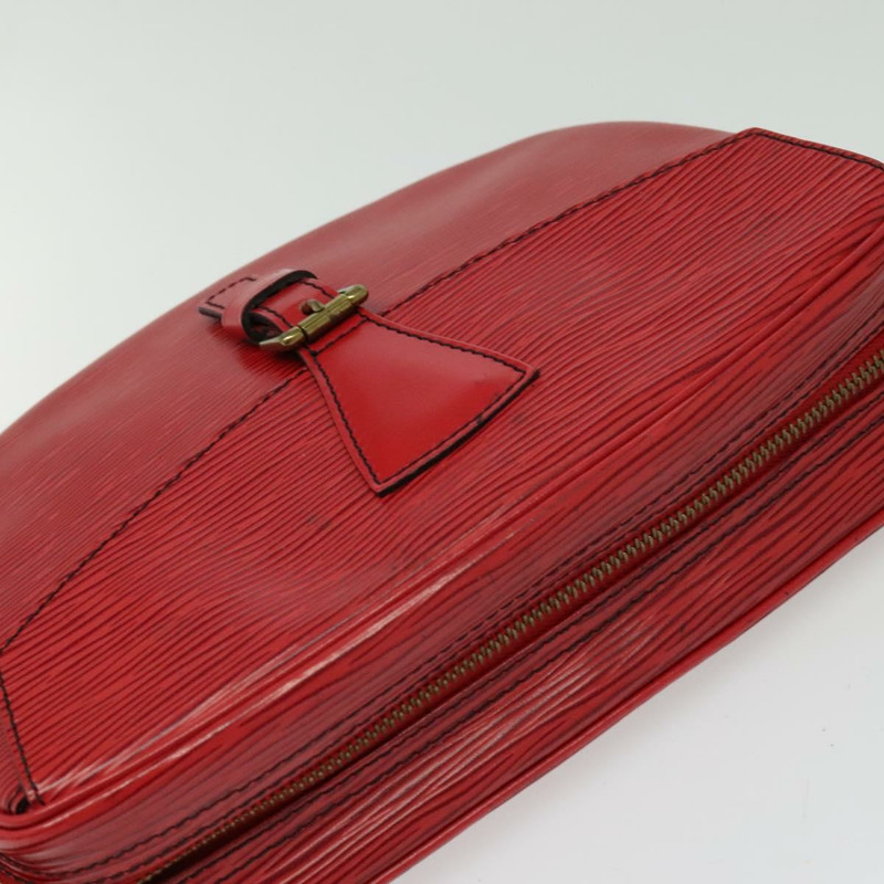 【日本直送】路易威登 Epi Jeune Fille MM 單肩包紅色 M52157 LV 正品 142186-5