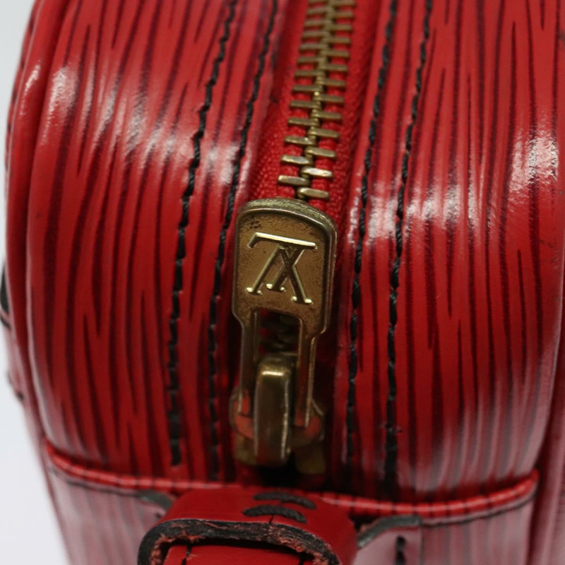 【日本直送】路易威登 Epi Jeune Fille MM 單肩包紅色 M52157 LV 正品 142186-7