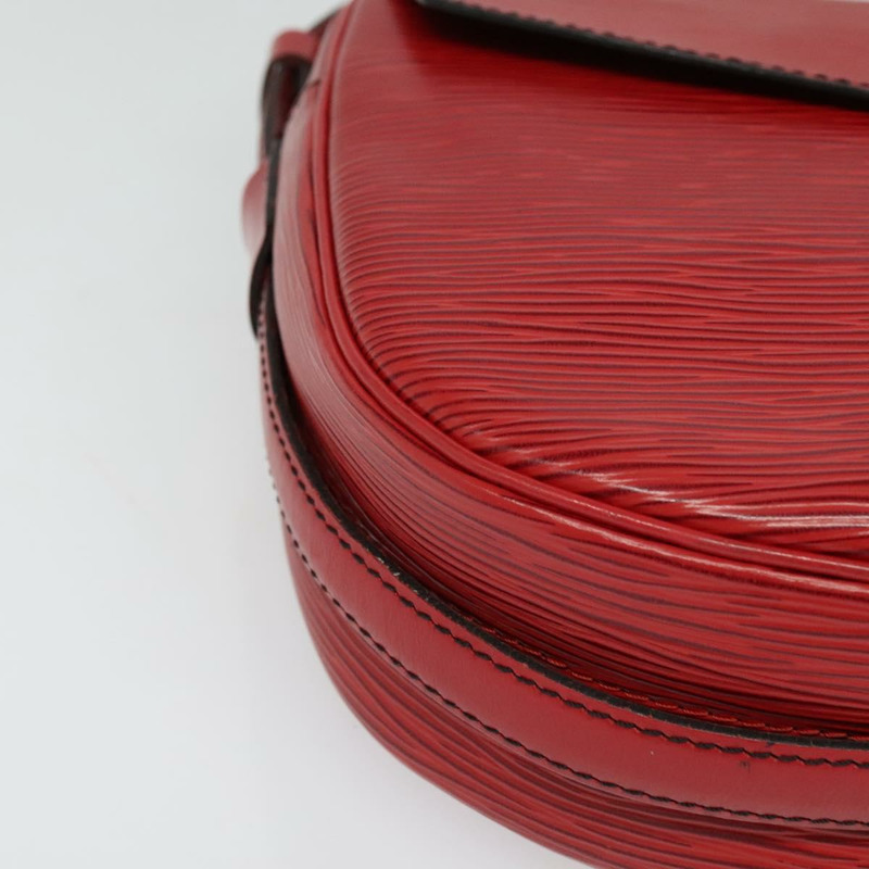 【日本直送】路易威登 Epi Jeune Fille MM 單肩包紅色 M52157 LV 正品 142186-14