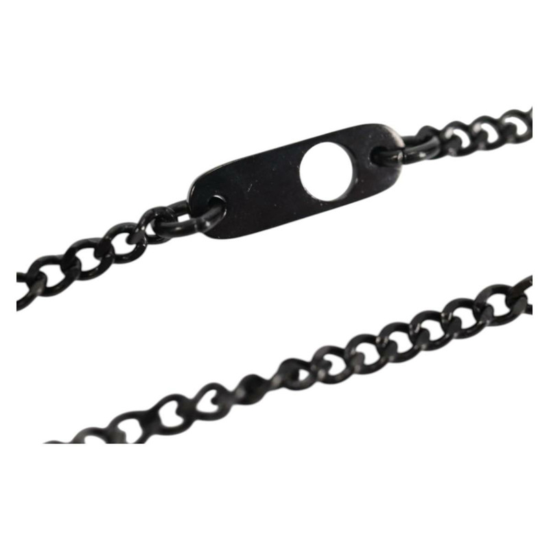 【日本直送】路易威登 (LOUIS VUITTON) Collier LV Upside Down 項鍊,金屬材質,黑色,貨號 M62683,LV 正品編號 141197M-5