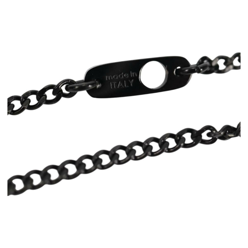 【日本直送】路易威登 (LOUIS VUITTON) Collier LV Upside Down 項鍊,金屬材質,黑色,貨號 M62683,LV 正品編號 141197M-6