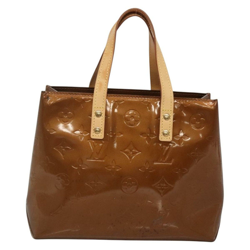 【日本直送】路易威登 Monogram Vernis Reade PM 手提包 青銅色 M91146 LV Auth ep10810-1