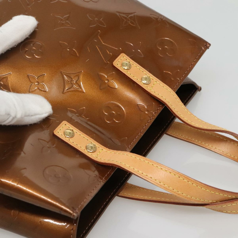 【日本直送】路易威登 Monogram Vernis Reade PM 手提包 青銅色 M91146 LV Auth ep10810-5