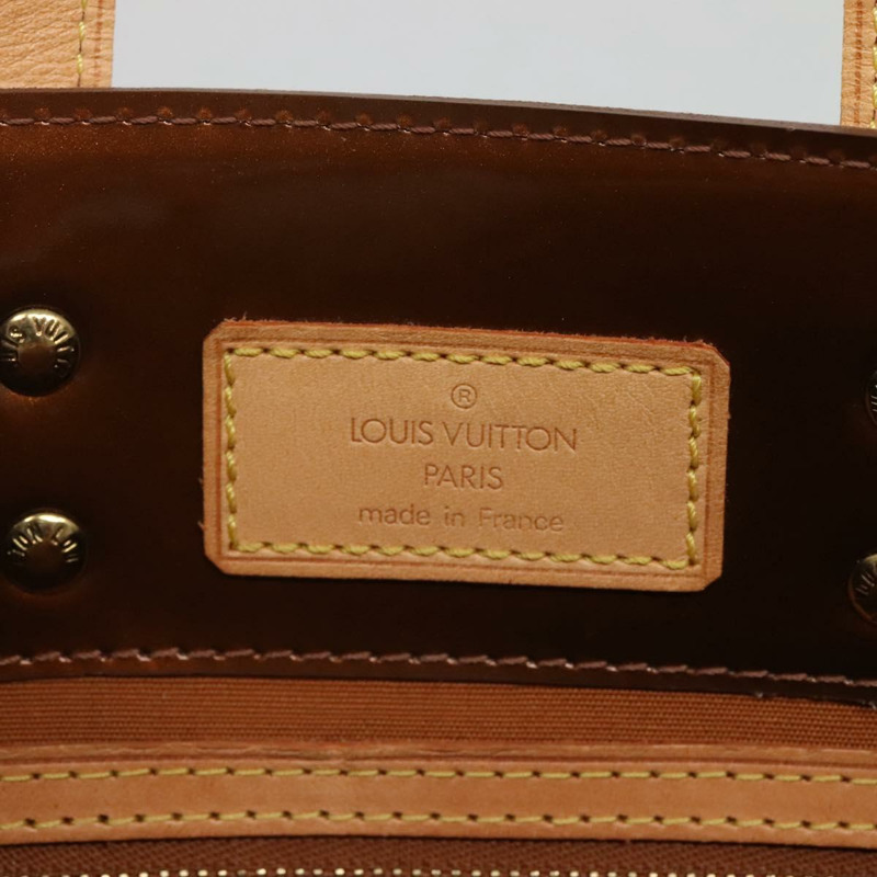 【日本直送】路易威登 Monogram Vernis Reade PM 手提包 青銅色 M91146 LV Auth ep10810-9