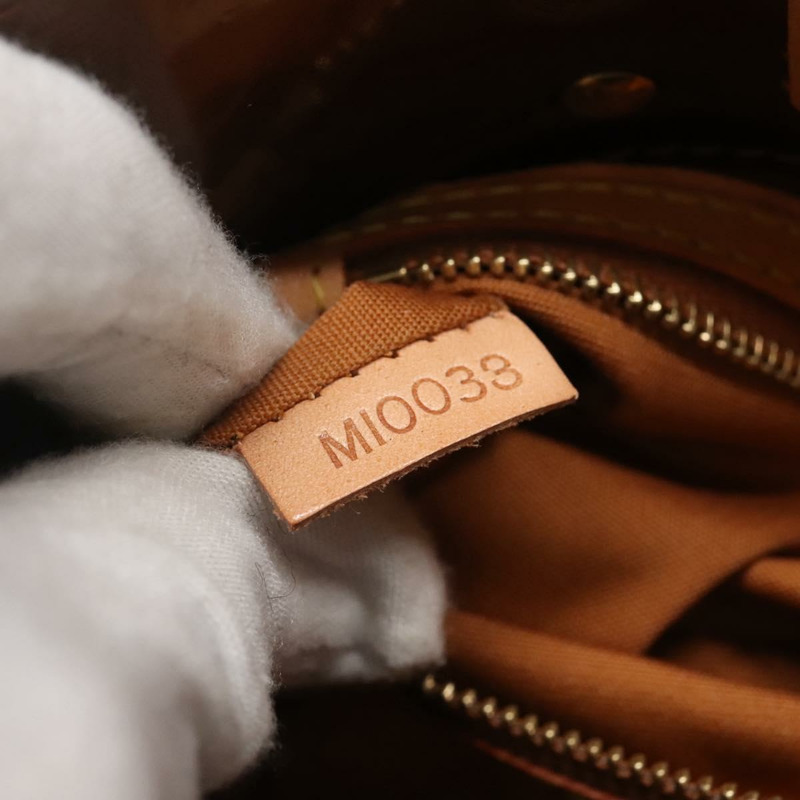 【日本直送】路易威登 Monogram Vernis Reade PM 手提包 青銅色 M91146 LV Auth ep10810-11