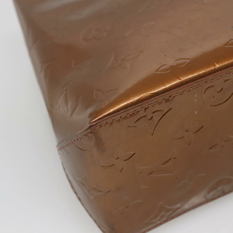 【日本直送】路易威登 Monogram Vernis Reade PM 手提包 青銅色 M91146 LV Auth ep10810-15