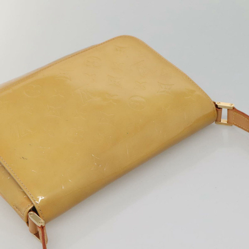 【日本直送】路易威登 Monogram Vernis Thompson Street Bag 米色 M91301 LV Auth ep10819-5