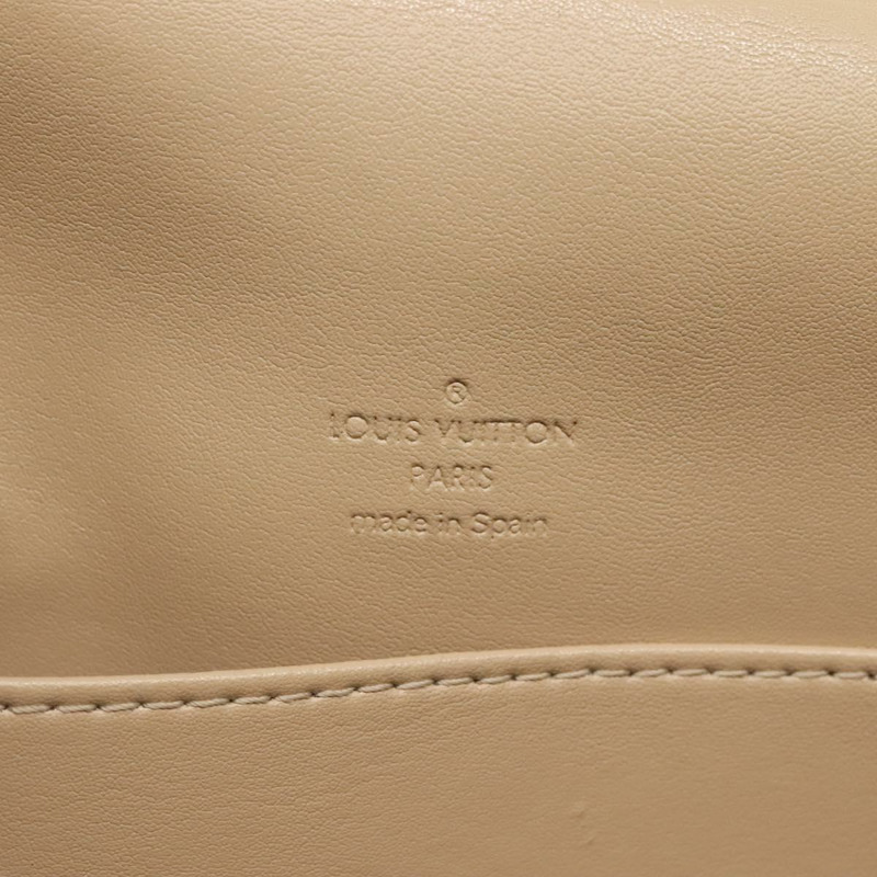 【日本直送】路易威登 Monogram Vernis Thompson Street Bag 米色 M91301 LV Auth ep10819-16