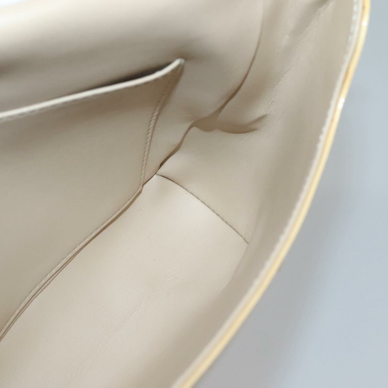 【日本直送】路易威登 Monogram Vernis Thompson Street Bag 米色 M91301 LV Auth ep10819-17