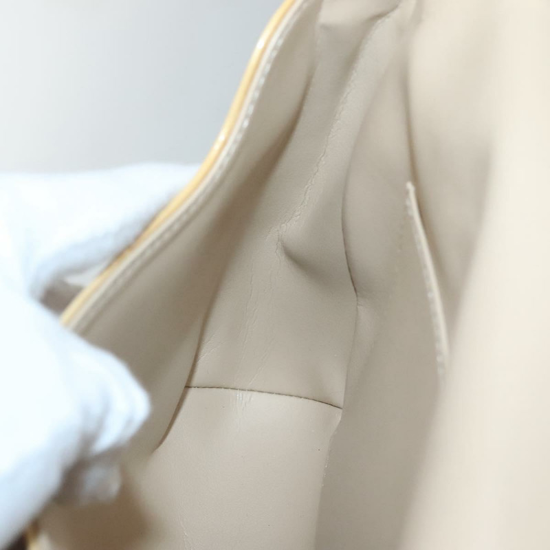 【日本直送】路易威登 Monogram Vernis Thompson Street Bag 米色 M91301 LV Auth ep10819-18