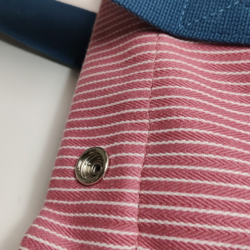 Hermes Cabriole單肩包帆布銀扣粉色藍色-12