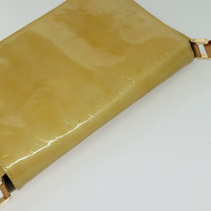 【日本直送】路易威登 Monogram Vernis Thompson Street Bag 米色 M91301 LV Auth ep10811-5