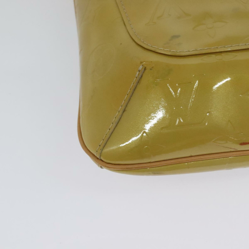 【日本直送】路易威登 Monogram Vernis Thompson Street Bag 米色 M91301 LV Auth ep10811-15