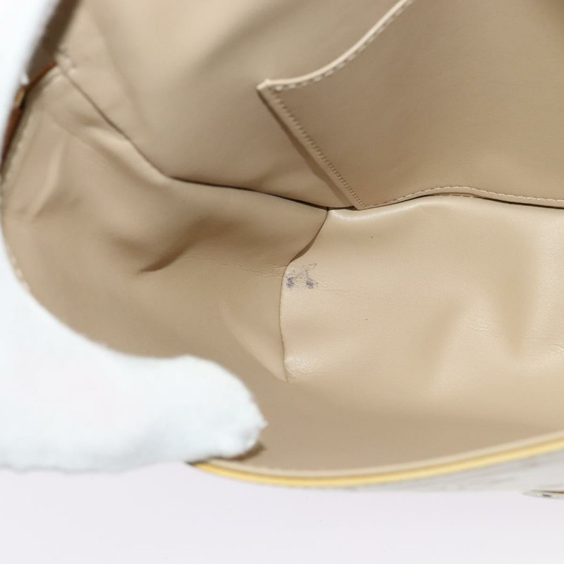 【日本直送】路易威登 Monogram Vernis Thompson Street Bag 米色 M91301 LV Auth ep10811-18